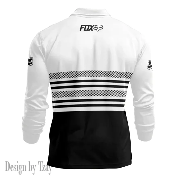 Fox Racing Long Sleeve Polo Shirt New Design 2025 VDLSPS410 - Image 3