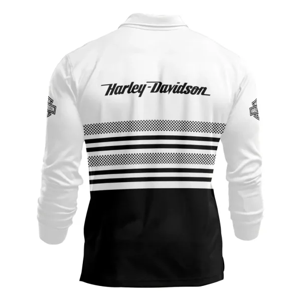 Harley Davidson Long Sleeve Polo Shirt New Design 2025 VDLSPS411 - Image 3