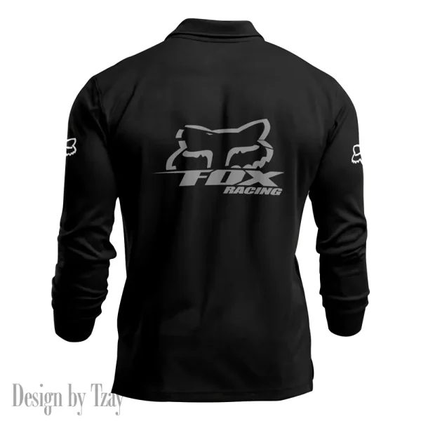 Fox Racing Long Sleeve Polo Shirt New Design 2025 VDLSPS412 - Image 3