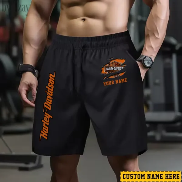 Harley Davidson Men Short Badminton Competition Sport Shoets style 2025 CSBMBSS005 - Image 2