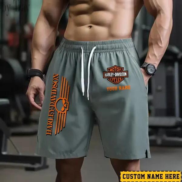Harley Davidson Men Short Badminton Competition Sport Shoets style 2025 CSBMBSS008 - Image 3