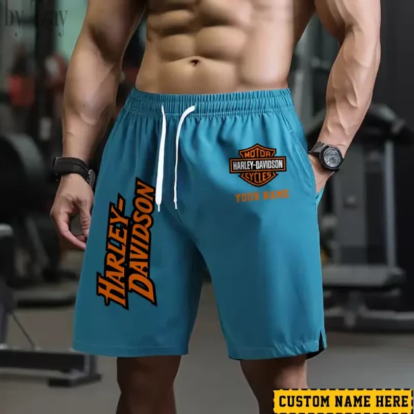 Harley Davidson Men Short Badminton Competition Sport Shoets style 2025 CSBMBSS009 - Image 2