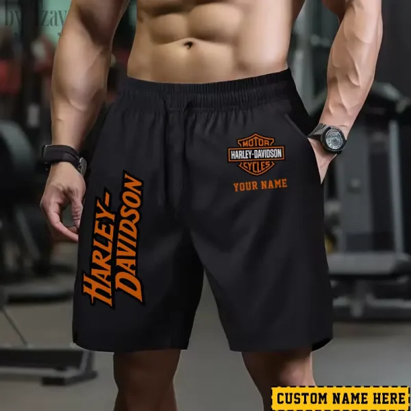 Harley Davidson Men Short Badminton Competition Sport Shoets style 2025 CSBMBSS009 - Image 3