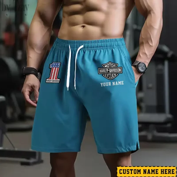 Harley Davidson Men Short Badminton Competition Sport Shoets style 2025 CSBMBSS011 - Image 3
