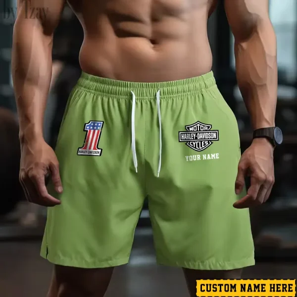 Harley Davidson Men Short Badminton Competition Sport Shoets style 2025 CSBMBSS011 - Image 4