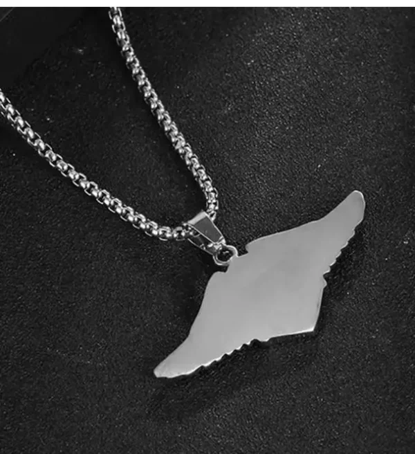 New Stainless Steel Titanium Vintage Hip Hop Motorcycle Harleys Badge Pendant Collar Chains Necklace for Men Women Gift - Image 2