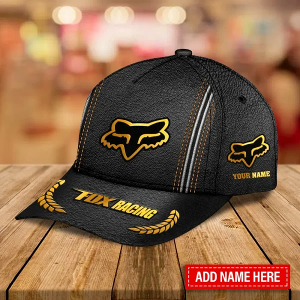 Fox Racing Leather Cap Gift For Fan CBSLCGFFN001 - Image 2