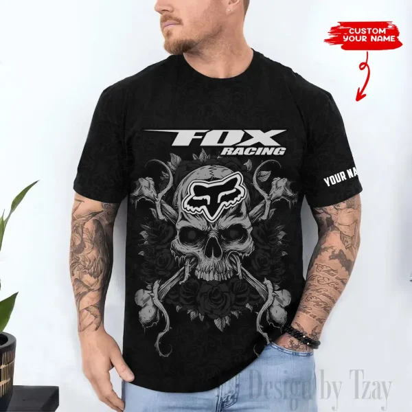 Fox Racing Custom 3D Printed T-shirt Trending 2025 VDTS312
