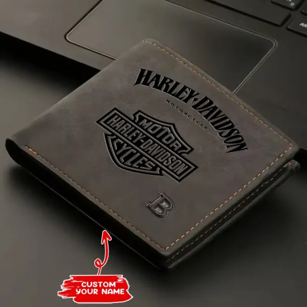 Harley Davidson Leather Mens Horizontal Wallet CBSLMHWD001