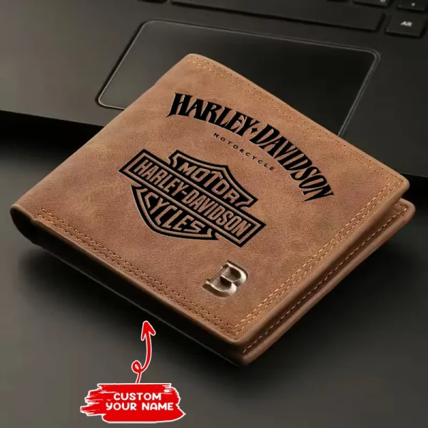 Harley Davidson Leather Mens Horizontal Wallet CBSLMHWD001 - Image 2