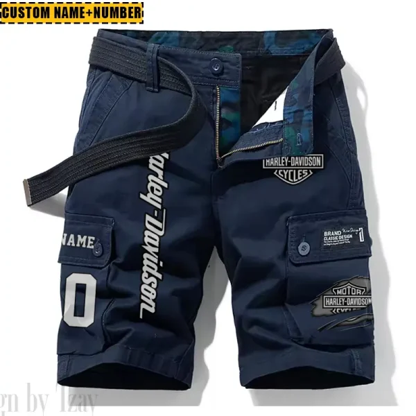 Harley Davidson New Summer Army Tactical Cargo Shorts Style 2025 CSBNSM003