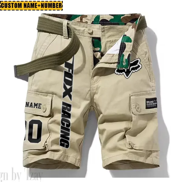 Fox Racing New Summer Army Tactical Cargo Shorts Style 2025 CSBNSM008