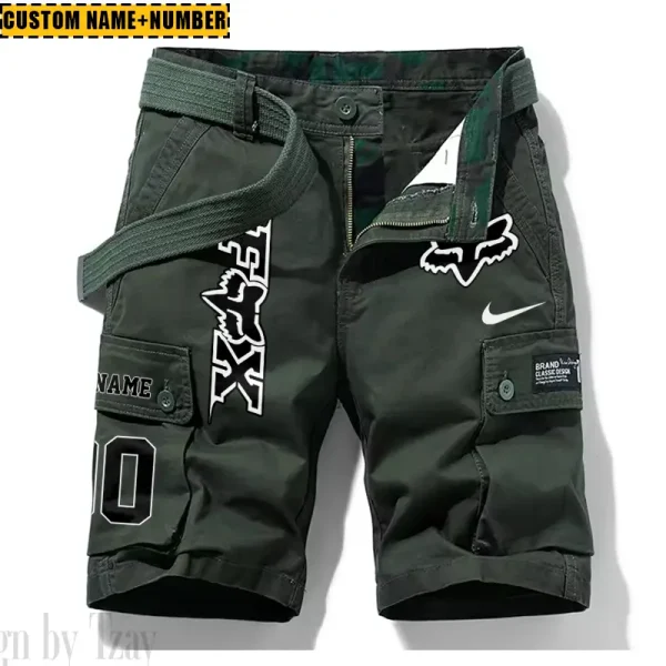 Fox Racing New Summer Army Tactical Cargo Shorts Style 2025 CSBNSM009 - Image 3