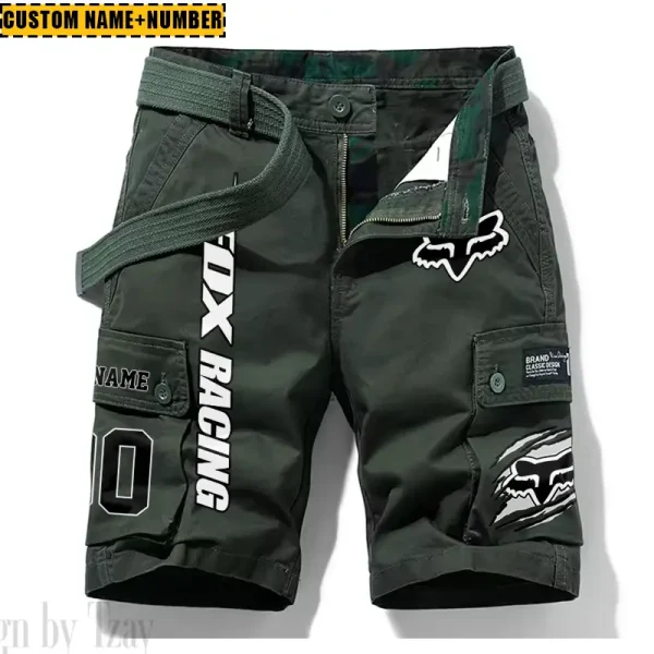 Fox Racing New Summer Army Tactical Cargo Shorts Style 2025 CSBNSM010 - Image 4