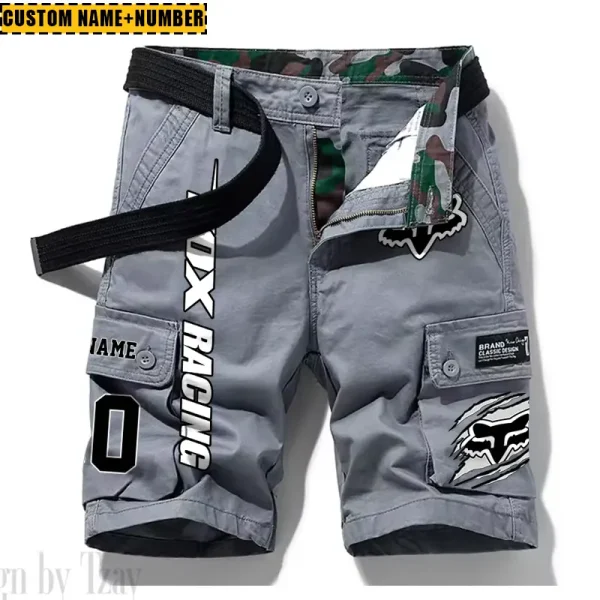 Fox Racing New Summer Army Tactical Cargo Shorts Style 2025 CSBNSM010 - Image 5