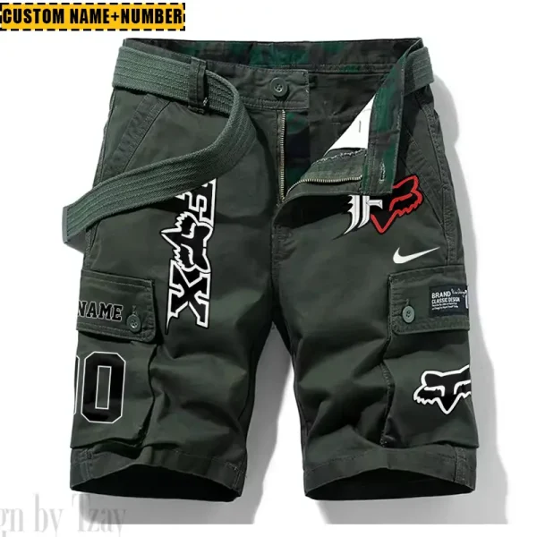 Fox Racing New Summer Army Tactical Cargo Shorts Style 2025 CSBNSM011