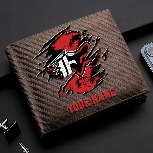 Fox Racing Card Holder License Money Bag Carbon Wallet New 2025 CBSCWCHL003