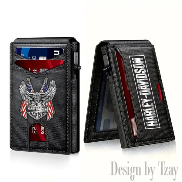 Harley Davidson Bank Credit Card Box Multi Slot New 2025 VDFCC072