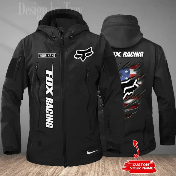 Foxing Racing Men's Soft Shell Hiking Camping Windproof Warm Jacket CBSMSSHCJ002