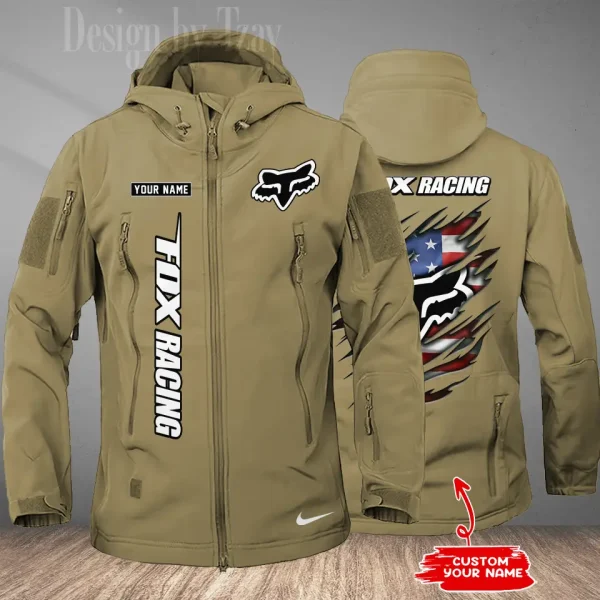 Foxing Racing Men's Soft Shell Hiking Camping Windproof Warm Jacket CBSMSSHCJ002 - Image 2