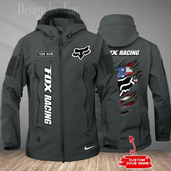 Foxing Racing Men's Soft Shell Hiking Camping Windproof Warm Jacket CBSMSSHCJ002 - Image 3