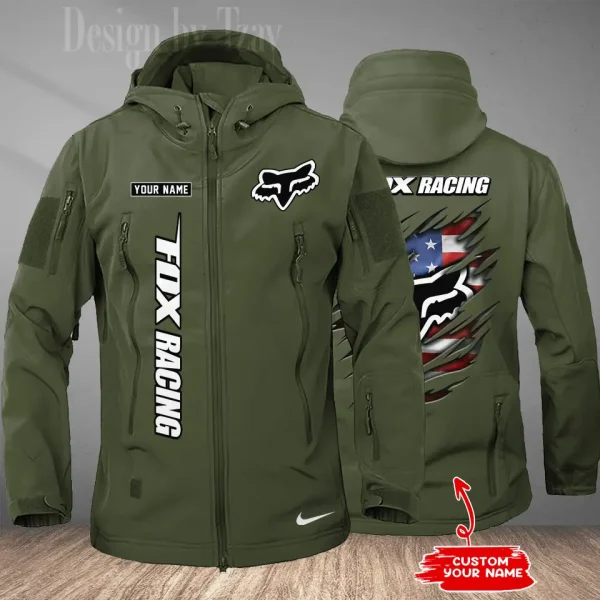 Foxing Racing Men's Soft Shell Hiking Camping Windproof Warm Jacket CBSMSSHCJ002 - Image 4