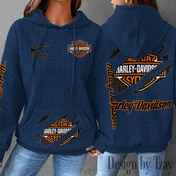 Harley Davidson New Waffle Hoodie New 2025 VDNWH005