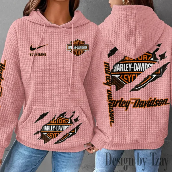 Harley Davidson New Waffle Hoodie New 2025 VDNWH005