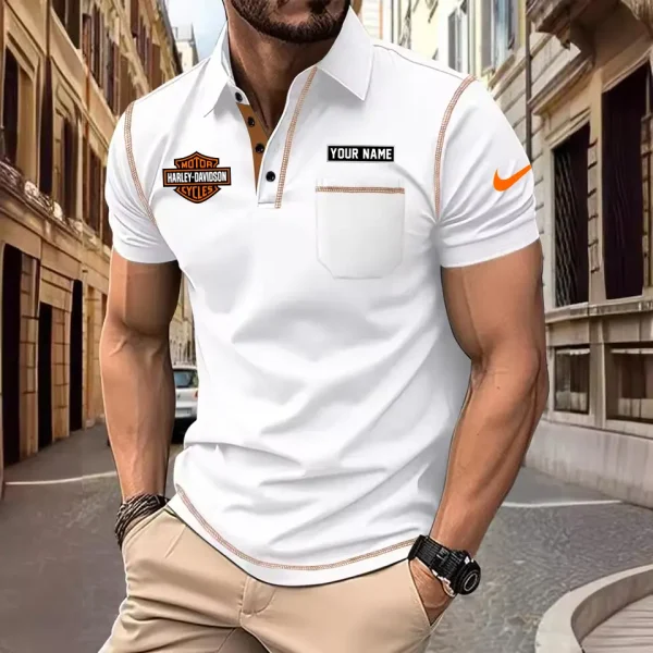 Harley Davidson Men's Short Sleeve Polo Shirt CSBCPSSMS008 - Image 6