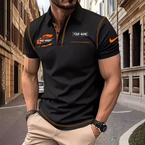 Harley Davidson Men's Short Sleeve Polo Shirt CSBCPSSMS010