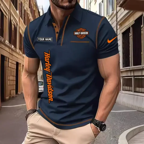 Harley Davidson Men's Short Sleeve Polo Shirt CSBCPSSMS013