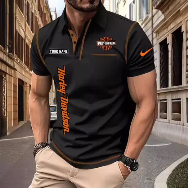 Harley Davidson Men's Short Sleeve Polo Shirt CSBCPSSMS013 - Image 6