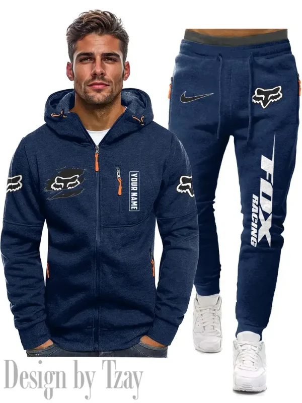 Fox Racing 2D Men's Sportswear Set Hoodie And Pants Fashion Casual CBSMSHAPFC067
