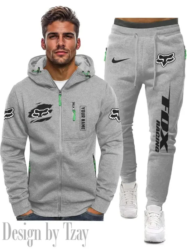 Fox Racing 2D Men's Sportswear Set Hoodie And Pants Fashion Casual CBSMSHAPFC067 - Image 2