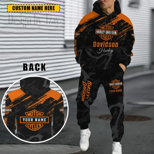 Harley Davidson Hoodie and Pants Set VDHD958