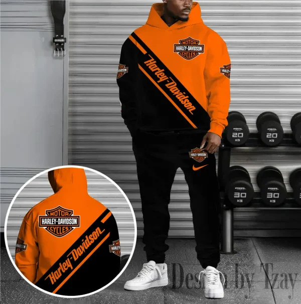 Harley Davidson Hoodie and Pants Set VDHD961